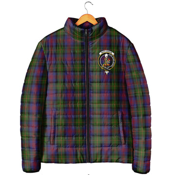 MacLennan Tartan Padded Jacket with Family Crest