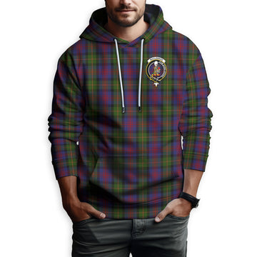 MacLennan (McLennan) Tartan Hoodie with Family Crest