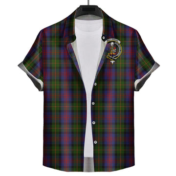 MacLennan (McLennan) Tartan Hawaiian Shirt with Family Crest