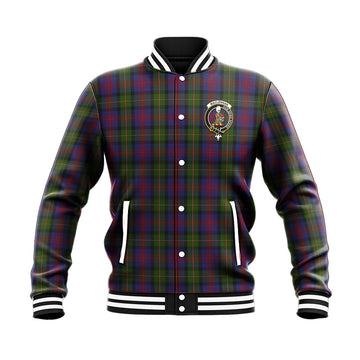 MacLennan (McLennan) Tartan Baseball Jacket with Family Crest