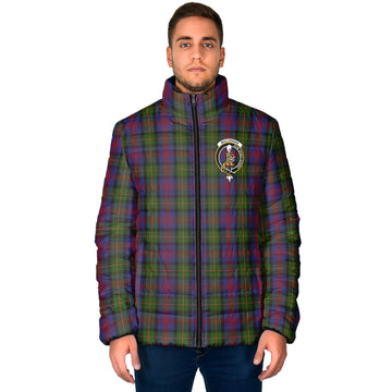 MacLennan (McLennan) Tartan Padded Jacket with Family Crest