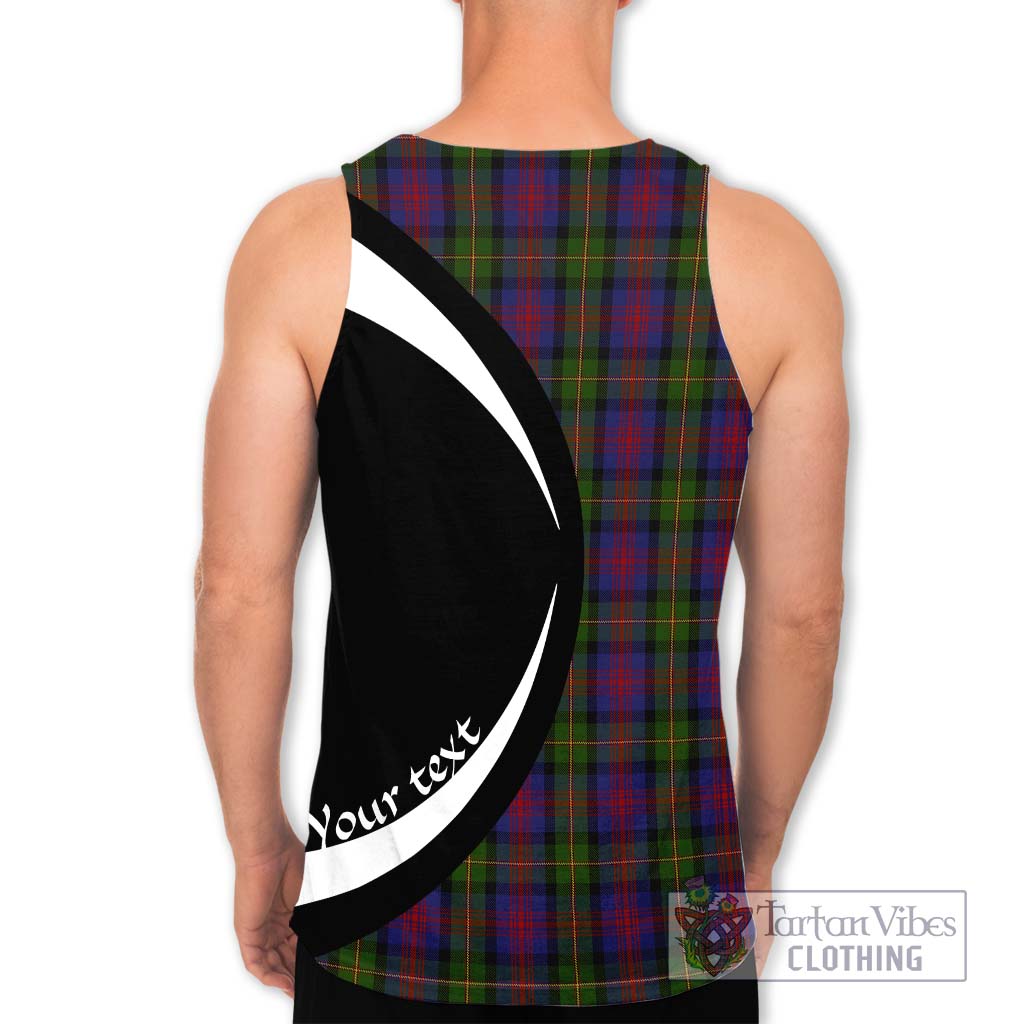 MacLennan (McLennan) Tartan Men's Tank Top with Family Crest Circle Style - Tartan Vibes Clothing