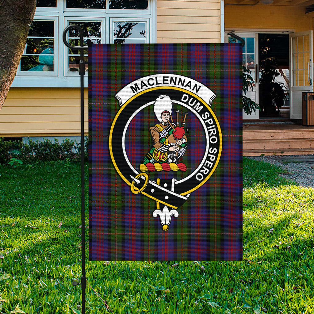 MacLennan (McLennan) Tartan Flag with Family Crest - Tartan Vibes Clothing