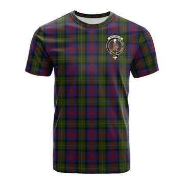 MacLennan Tartan T-Shirt with Family Crest