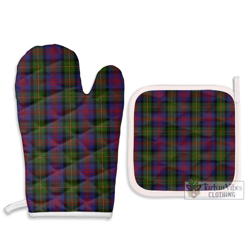 MacLennan (McLennan) Tartan Combo Oven Mitt & Pot-Holder Combo 1 Oven Mitt & 2 Pot-Holder White - Tartan Vibes Clothing