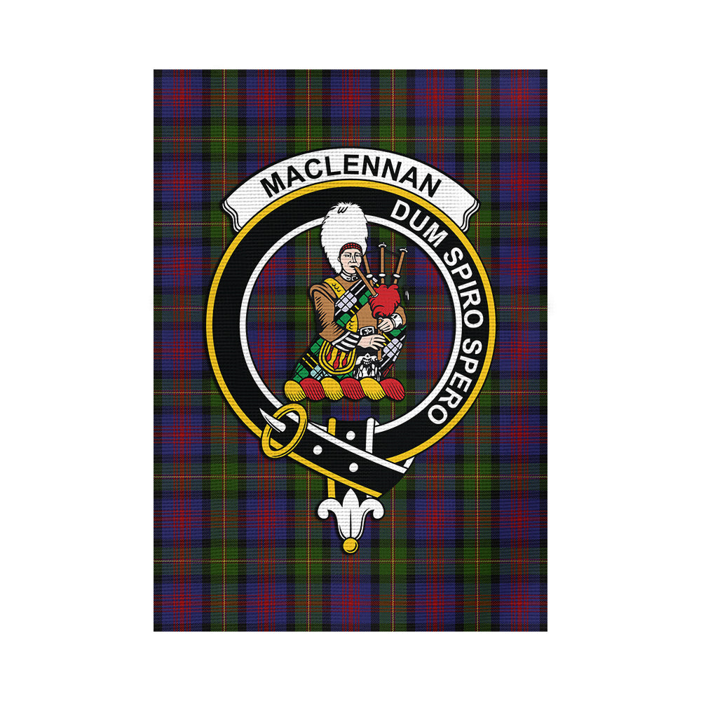 MacLennan (McLennan) Tartan Flag with Family Crest - Tartan Vibes Clothing