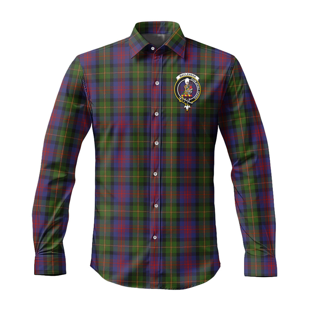 maclennan-tartan-long-sleeve-button-up-shirt-with-family-crest