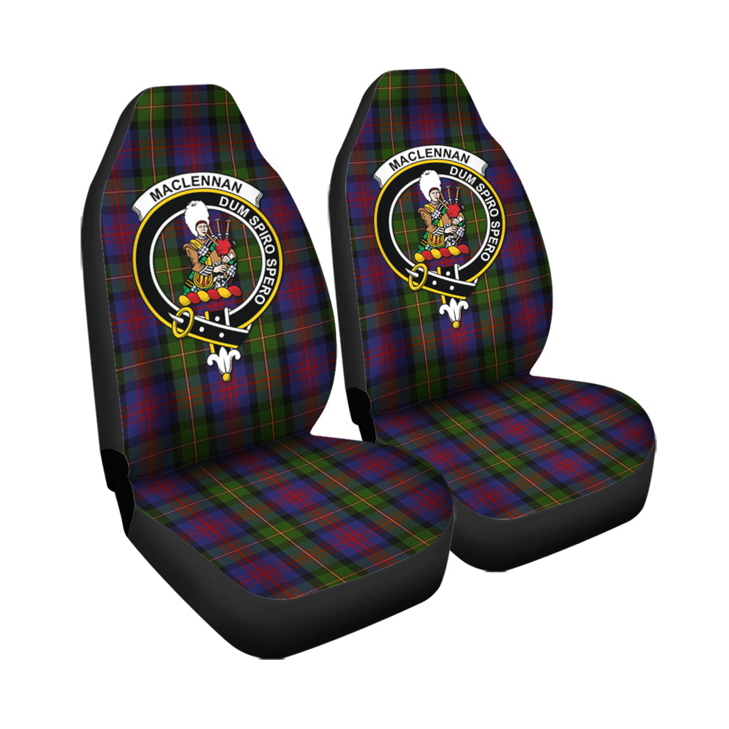 MacLennan Tartan Car Seat Cover with Family Crest - Tartanvibesclothing