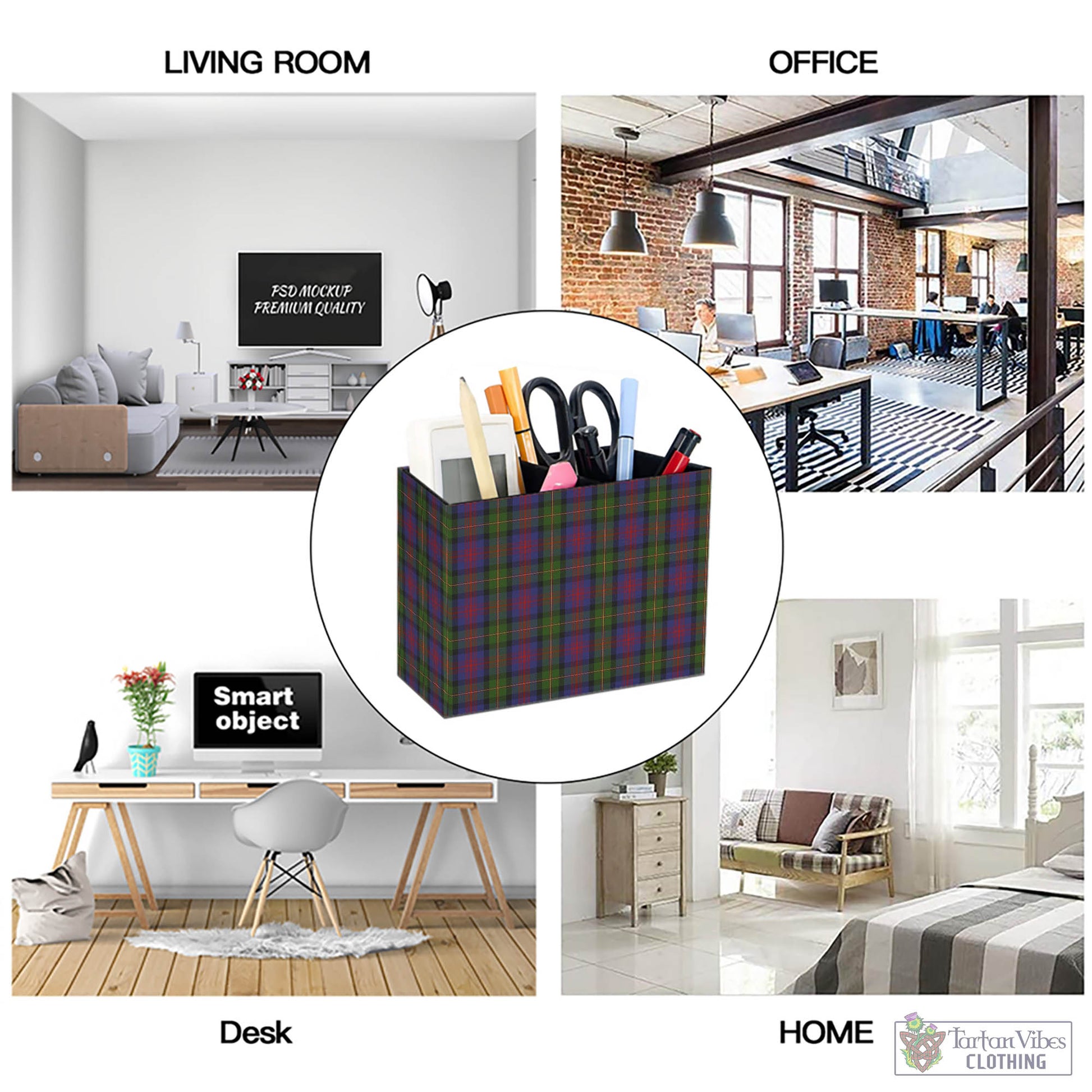 Tartan Vibes Clothing MacLennan Tartan Pen Holder