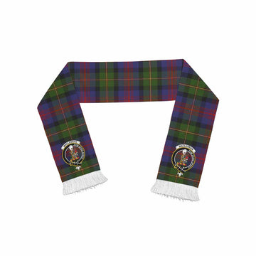 MacLennan (McLennan) Tartan Ruffneck Scarf with Family Crest