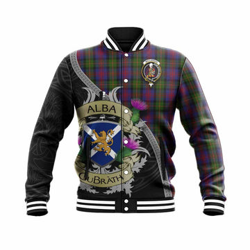 MacLennan (McLennan) Tartan Family Crest Baseball Jacket Lion Rampant Royal Thistle Shield Celtic Inspired