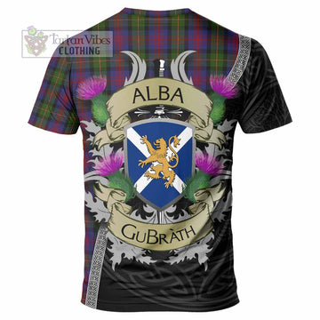 Tartan Vibes Clothing MacLennan (McLennan) Tartan Family Crest T-Shirt Lion Rampant Royal Thistle Shield Celtic Inspired