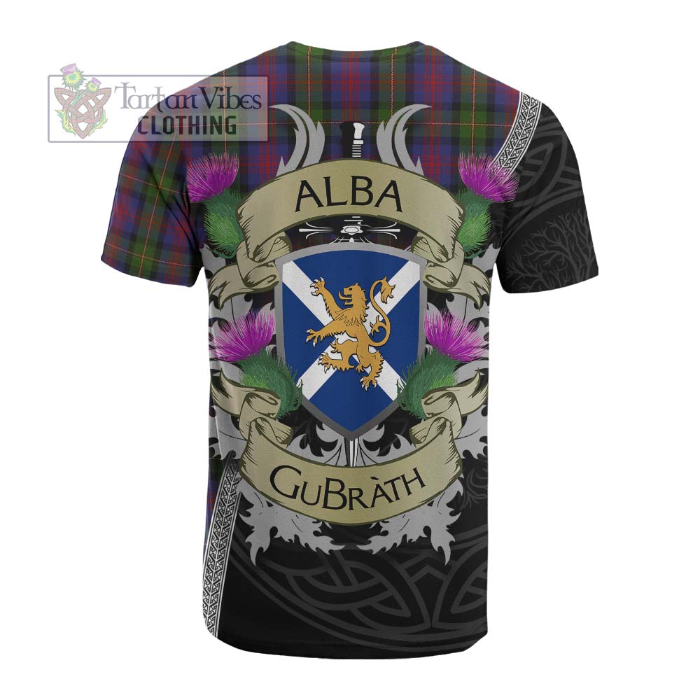 Tartan Vibes Clothing MacLennan (McLennan) Tartan Family Crest Cotton T-shirt Lion Rampant Royal Thistle Shield Celtic Inspired