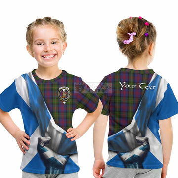 MacLennan (McLennan) Tartan Kid T-Shirt with Family Crest Scotland Patriotic Style