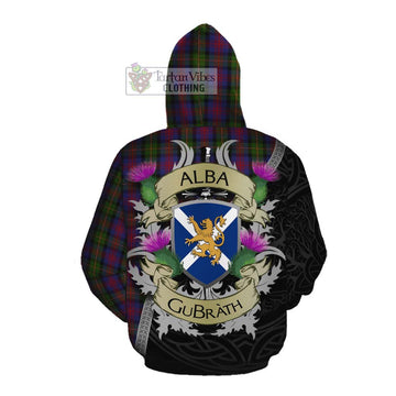 MacLennan (McLennan) Tartan Family Crest Cotton Hoodie Lion Rampant Royal Thistle Shield Celtic Inspired