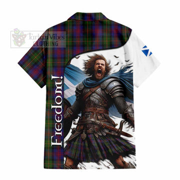 MacLennan (McLennan) Crest Tartan Hawaiian Shirt Inspired by the Freedom of Scottish Warrior