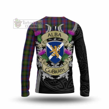 MacLennan (McLennan) Tartan Family Crest Long Sleeve T-Shirt Lion Rampant Royal Thistle Shield Celtic Inspired