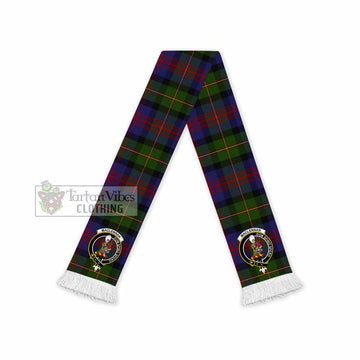 MacLennan (McLennan) Tartan Ruffneck Scarf with Family Crest