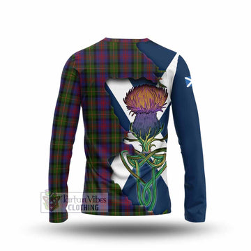 MacLennan (McLennan) Tartan Family Crest Long Sleeve T-Shirt Scottish Thistle Celtic Inspired