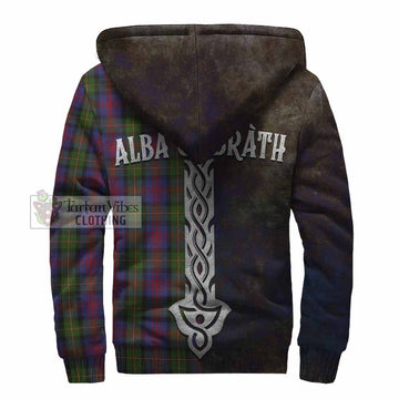 MacLennan (McLennan) Tartan Family Crest Sherpa Hoodie Alba Gu Brath Be Brave Lion Ancient Style