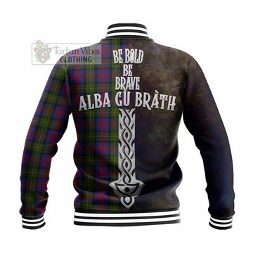 MacLennan (McLennan) Tartan Family Crest Baseball Jacket Alba Gu Brath Be Brave Lion Ancient Style
