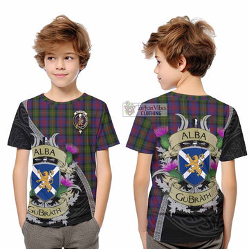 MacLennan (McLennan) Tartan Family Crest Kid T-Shirt Lion Rampant Royal Thistle Shield Celtic Inspired