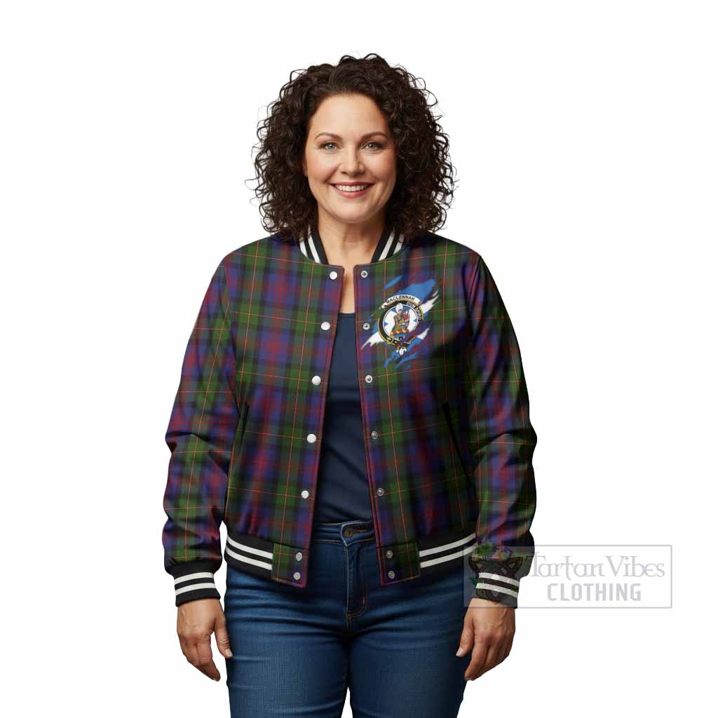 MacLennan (McLennan) Clan Crest In Me Tartan Baseball Jacket Scotland Flag Style