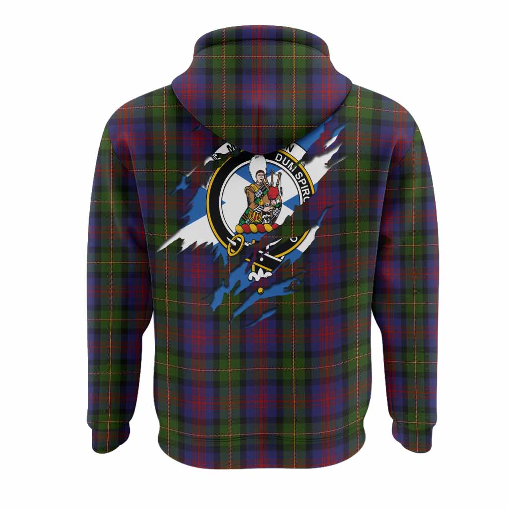 MacLennan (McLennan) Clan Crest In Me Tartan Hoodie Scotland Flag Style