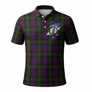 MacLennan (McLennan) Clan Crest In Me Tartan Polo Shirt Scotland Flag Style