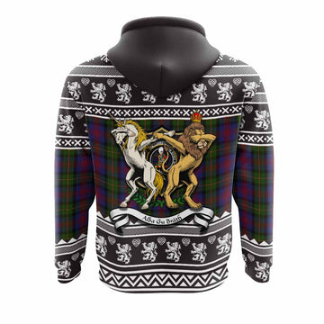 MacLennan (McLennan) Clan Tartan Crest Christmas Hoodie Coat of Arms Funny Style