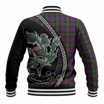 MacLennan (McLennan) Family Crest Tartan Baseball Jacket Alba Thistle Inspired