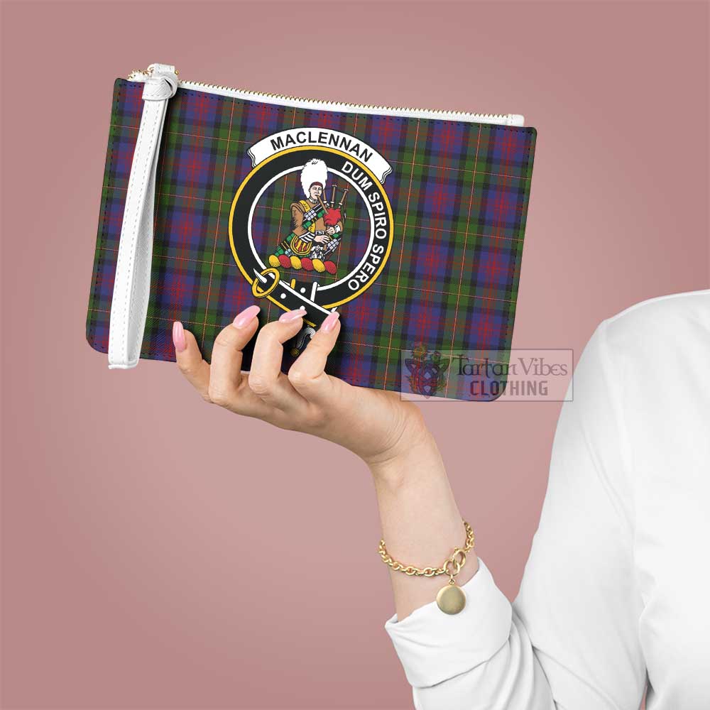 Tartan Vibes Clothing MacLennan (McLennan) Family Crest Tartan Clutch Bag