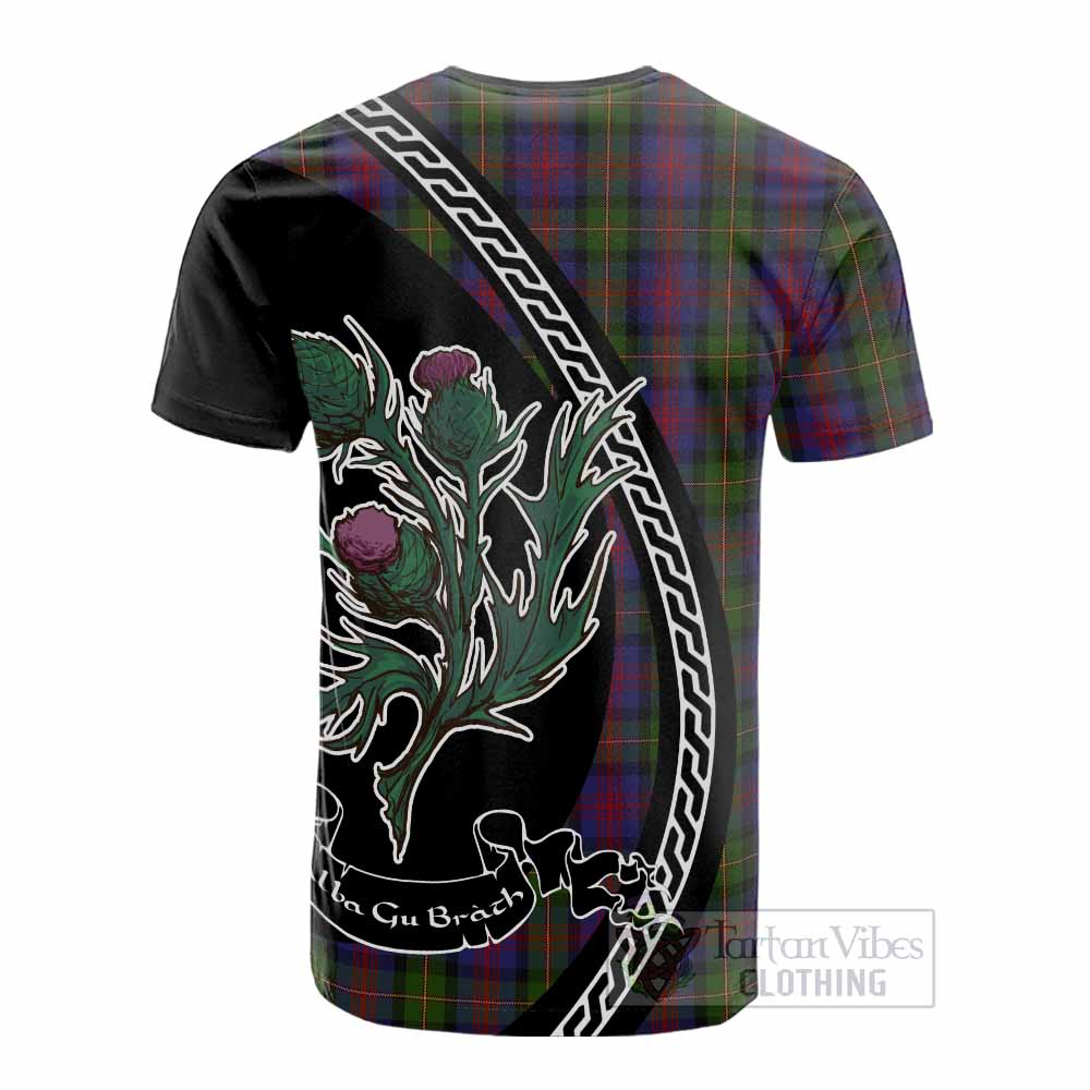 MacLennan (McLennan) Family Crest Tartan Cotton T-shirt Alba Thistle Inspired - Tartan Vibes Clothing