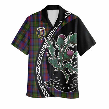MacLennan (McLennan) Family Crest Tartan Hawaiian Shirt Alba Thistle Inspired