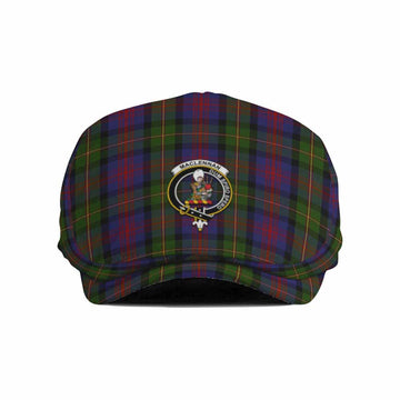 MacLennan (McLennan) Family Crest Tartan Jeff Cap, Tartan Flat Cap