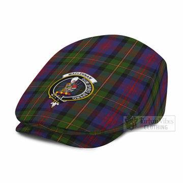 MacLennan (McLennan) Family Crest Tartan Jeff Cap, Tartan Flat Cap