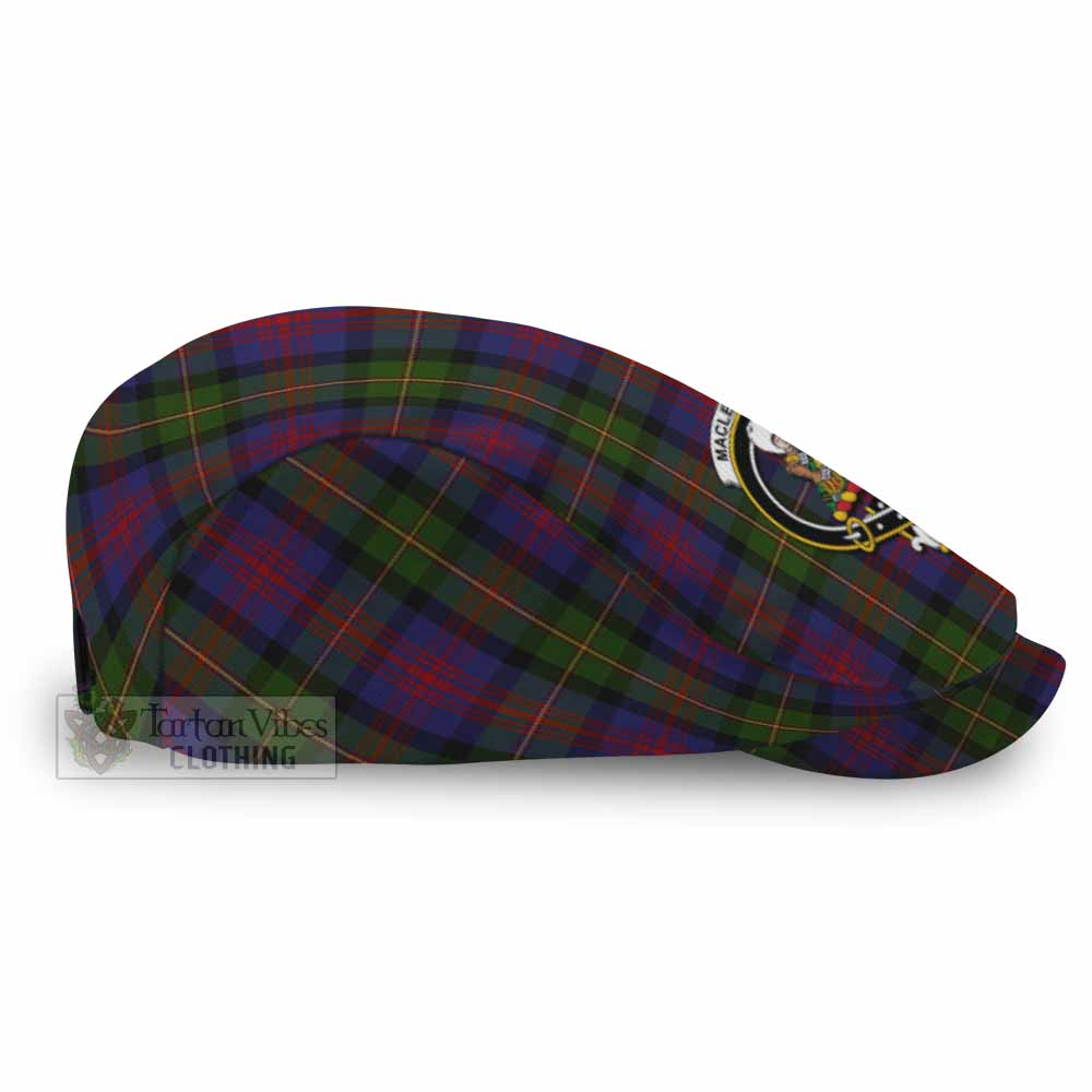 MacLennan (McLennan) Family Crest Tartan Jeff Cap, Tartan Flat Cap