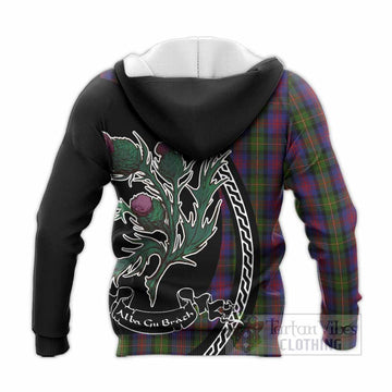 MacLennan (McLennan) Family Crest Tartan Knitted Hoodie Alba Thistle Inspired