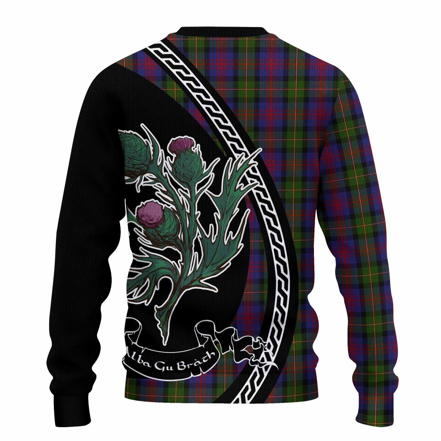 MacLennan (McLennan) Family Crest Tartan Knitted Sweater Alba Thistle Inspired - Tartan Vibes Clothing