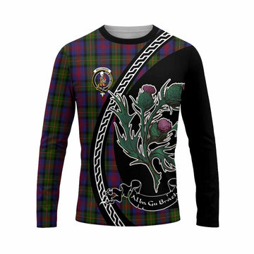 MacLennan (McLennan) Family Crest Tartan Long Sleeve T-Shirt Alba Thistle Inspired - Tartan Vibes Clothing