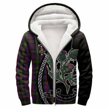 MacLennan (McLennan) Family Crest Tartan Sherpa Hoodie Alba Thistle Inspired