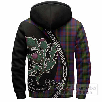 MacLennan (McLennan) Family Crest Tartan Sherpa Hoodie Alba Thistle Inspired