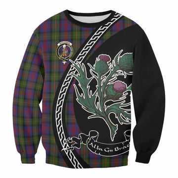 MacLennan (McLennan) Family Crest Tartan Sweatshirt Alba Thistle Inspired