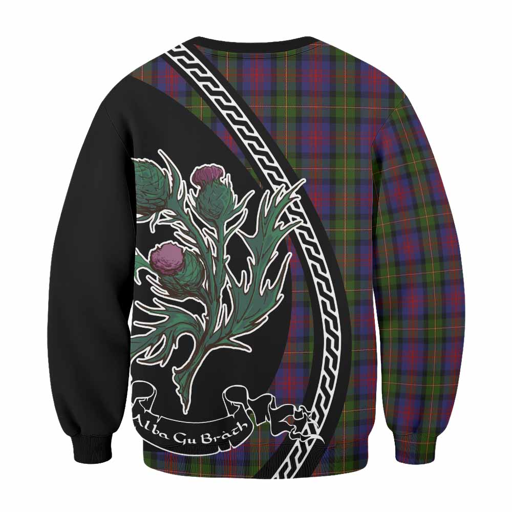 MacLennan (McLennan) Family Crest Tartan Sweatshirt Alba Thistle Inspired - Tartan Vibes Clothing