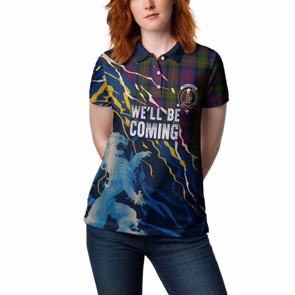 MacLennan (McLennan) Scotland Tartan Women Polo Shirt WC2026 Football - We'll Be Coming