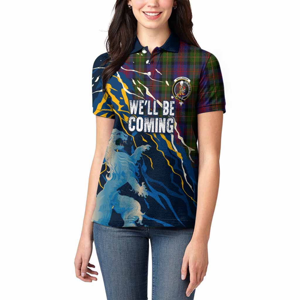 MacLennan (McLennan) Scotland Tartan Women Polo Shirt WC2026 Football - We'll Be Coming
