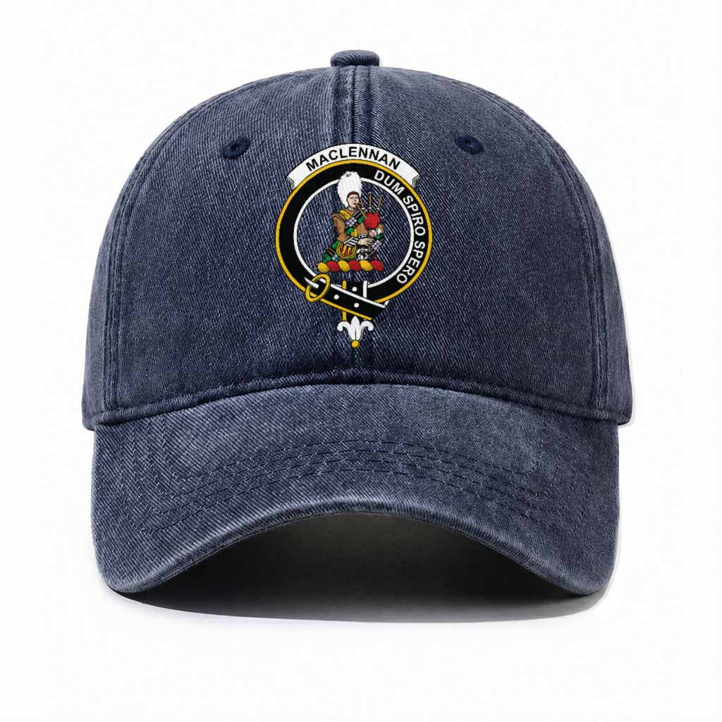 MacLennan (McLennan) Scottish Clan Crest Washed Baseball Cap