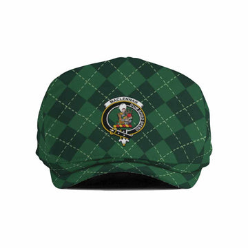 MacLennan (McLennan) Scottish Family Crest Flat Cap Green Argyle Classic Style