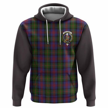 MacLennan (McLennan) Tartan Accent Hoodie with Family Crest