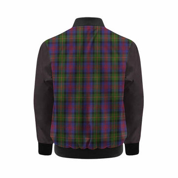 MacLennan (McLennan) Tartan Accent Kid Bomber Jacket with Family Crest